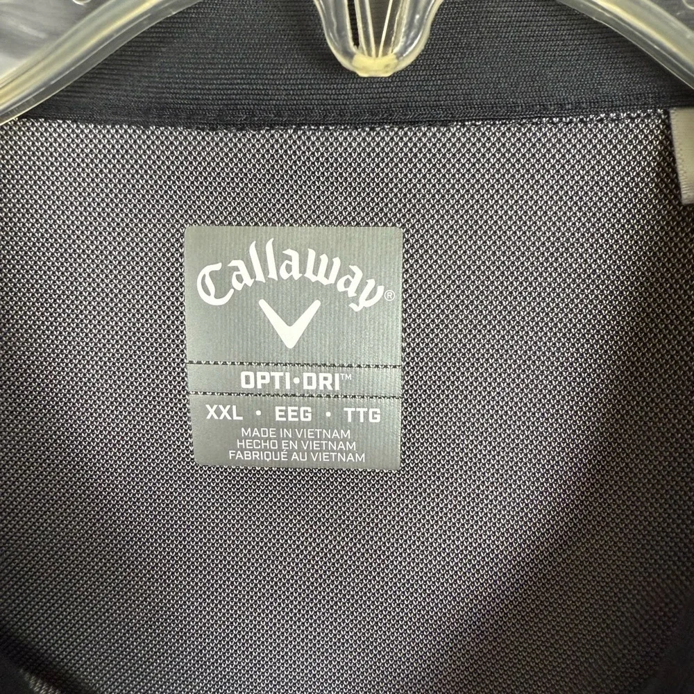 Callaway Men's Polo Shirt in Gray with Black Accents